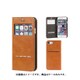 CERTA FLIP ケルタフリップ 窓付きダイアリーケース キャメル [iPhone SE（第2世代）/8/7/6s/6 4.7インチ用ケース]