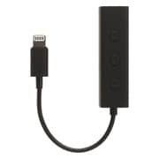 Audio＋Charge イヤホン＋ライトニング変換アダプタ ブラック