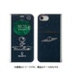 PEANUTS フリップ窓付きダイアリーケース スヌーピー 宇宙 ネイビー [iPhone SE（第2世代）/8/7/6s/6 4.7インチ用ケース]