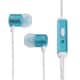 Compact Metallic Earphone 3.5mm イヤホンマイク ライトブルー