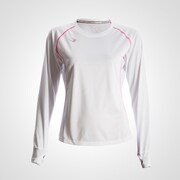 WD083MWH [BM･DRY エアーメッシュ ロングスリーブ WOMEN M ホワイト]
