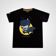 MD217120BK [BM･DRY KIDS BATMAN ハーフスリーブ 120CM ブラック]