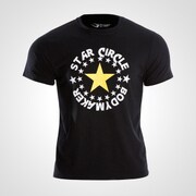 MT160XLBK [カジュアルプリントTシャツ STAR1 XL ブラック]
