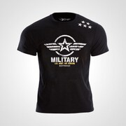 MT164MBK [カジュアルプリントTシャツ ARMY2 M ブラック]