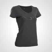 WT045MBK [フィットネス WOMEN Tシャツ M ブラック]