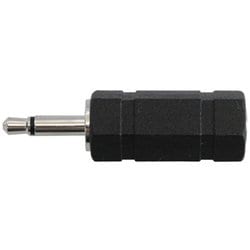 φ2.5mmモノラル超ミニジャック(メス)-φ3.5mmモノラルミニプラグ(オス)変換プラグ FAD-824MM
