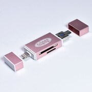 iPhone用カードリーダー 桃 GLD9986MJ42PK