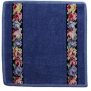 ハンドタオル 並行輸入品 Aida Schwarz 207 Smoky Blue FEILER