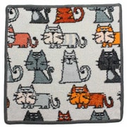 ハンドタオル 並行輸入品 Cats 215 Slate Grey FEILER