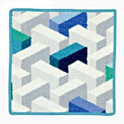 ハンドタオル 並行輸入品 Maze 231 Sea Green FEILER