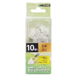 DA-604P [モジュラープラグ 6極4芯 10個入]