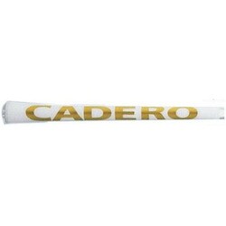 CADERO 2×2 Pentagon AIR 白×ゴールド バックライン無し [ゴルフグリップ]