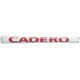 CADERO 2×2 Pentagon AIR 白×レッド バックライン無し [ゴルフグリップ]