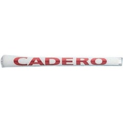 CADERO 2×2 Pentagon AIR 白×レッド バックライン無し [ゴルフグリップ]