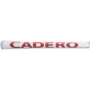 CADERO 2×2 Pentagon AIR 白×レッド バックライン無し [ゴルフグリップ]