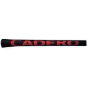 CADERO 2×2 Pentagon UT 黒×レッド バックライン有り [ゴルフグリップ]
