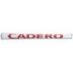 CADERO 2×2 Pentagon UT 白×レッド バックライン無し [ゴルフグリップ]