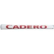 CADERO 2×2 Pentagon UT 白×レッド バックライン無し [ゴルフグリップ]