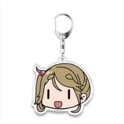 ゆるキャン△ 顔スタンプキーホルダー 犬山あおい [キャラクターグッズ 約60mm]