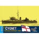 CS70501 イギリス駆逐艦 シグネット D級 1900 [1/700 レジン製組立キット]