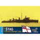 CS70502 イギリス駆逐艦 スタッグ D級 1900 [1/700 レジン製組立キット]