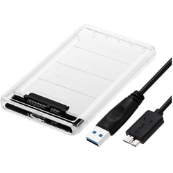 外付けオールクリア2.5インチHDDケース AOK-25CASE-U3C