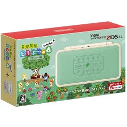 Nintendo ニンテンドー3DS LL とびだせ どうぶつの森パック動作品