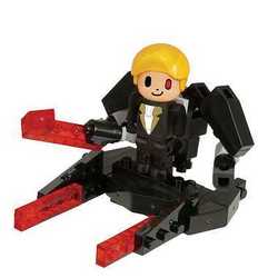 PBR_002 nanoblock+（ナノブロックプラス） ブロックライダース ブラックの赤い剣