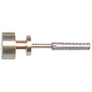 額吊飾鋲フック カールプラグ付 12mm NO.4119