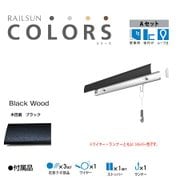 ピクチャーレール RAILSUN Colors Aセット 65cm ブラック RC65A-4