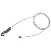ボール式ミニワイヤー自在 Φ1.2mm 1.0m白 WR-3-W