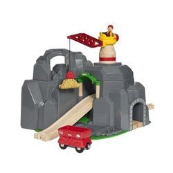 木製玩具 3歳～ 33889 BRIO WORLD クレーン＆マウンテントンネル