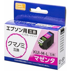 互換インクカートリッジ エプソン クマノミ KUI-M-L マゼンタ PP-EICKUI-M-L