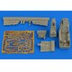 ARS4741 シュペル エタンダール SUEコックピットセット キネティック用 [1/48 レジン製ディティールアップパーツ]