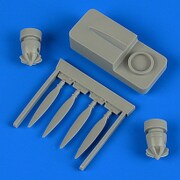 QIC72579 Fw189 プロペラ ジグ付 ICM用 [1/72 レジン製ディティールアップパーツ]