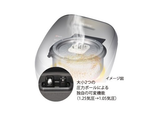 タイガー 土鍋圧力IH炊飯ジャー（5.5合炊き） アーバンブラックTIGER 炊きたて JPH-A101-KE mxn26g8 ヨドバシ.com - タイガー TIGER 土鍋圧力IH炊飯ジャー 炊きたて
