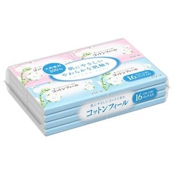 コットンフィール ポケットティシュー 16個パック