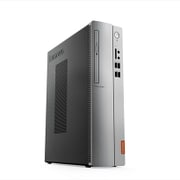 単体デスクトップパソコン ideacentre 510S/Core i5-7400 3.00GHz/メモリ8GB PC4-19200 DDR4 SDRAM UDIMM/HDD1TB・インテル Optane メモリー (16GB/NVMe M.2)/IEEE802.11ac/a/b/g/n/Bluetooth 4.0/Windows 10 Home 64bit/シルバー+ブラック 90GB00KTJP