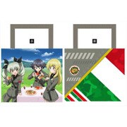 ガールズ＆パンツァー最終章 撥水肩掛けトートバッグ アンツィオ高校 ピザ [キャラクターグッズ]