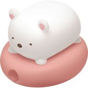 すみっコぐらし ごろごろケーブルマスコット しろくま [キャラクターグッズ 約25×30×35mm]