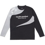 CP17511-2-M [サッカージャンキー サッカー・フットサルウェア メンズ ロングプラシャツ 神ってるプラシャツ ブラック Mサイズ]