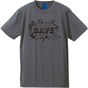 SJ17104-133-M [サッカージャンキー サッカー・フットサルウェア 男女兼用 半袖 Tシャツ SAVE THE GK ヘザーグレー Mサイズ]