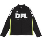 SJ17517-2-M [サッカージャンキー サッカー・フットサルウェア 男女兼用 トレーニングフルZIP SHAKE犬21P ブラック Mサイズ]