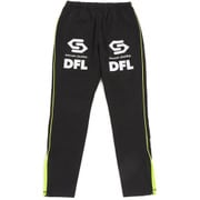 SJ17519-2-L [サッカージャンキー サッカー・フットサルウェア 男女兼用 トレーニングスリムパンツ 明日からハレルヤパンツ ブラック Lサイズ]