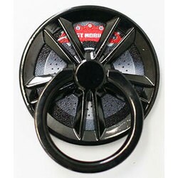 AST-GTRING BK [GT-MOBILE ホイール型 スマートフォンリング ブラック]