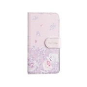 AB-0689-IP67 [iPhone 8/iPhone 7/iPhone 6s/iPhone 6用 手帳ケース FLOWER LACE PK]