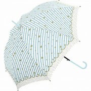 長傘 58cm スターラインライトアップ サックス 60165-18