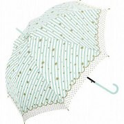 長傘 58cm スターラインライトアップ ミント 60165-18