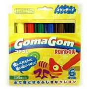 クレヨン GOMAGOM スタンダード 6色 GGM01