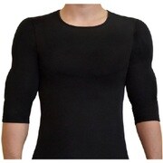 Funkybod ファンキーボッド パッド内蔵アンダーシャツ T-shirt ブラック M FB-Ts/MBK